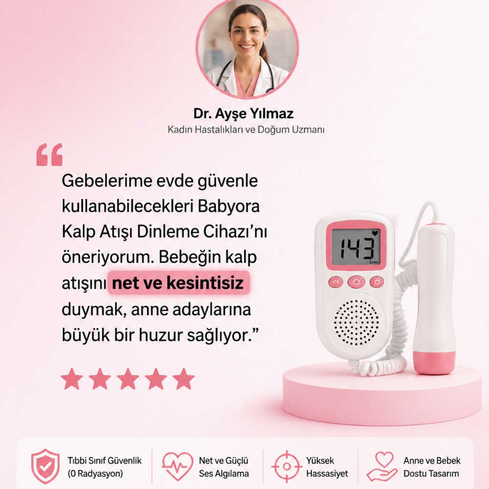 Babyora Evde Bebek Kalp Atışı Dinleme Cihazı